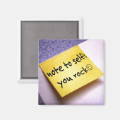 Grappige opmerking voor zelfmagneet magneet (Voorkant / Achterkant)