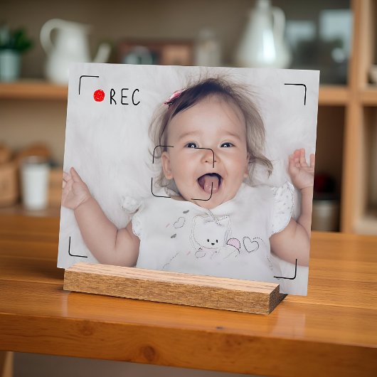 Grappige Opname Rode Stip Aangepaste Foto Acryl Bord