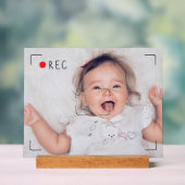 Grappige Opname Rode Stip Aangepaste Foto Acryl Bord (Neutraal)