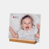 Grappige Opname Rode Stip Aangepaste Foto Acryl Bord (Hoek)