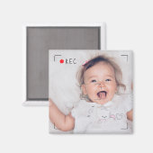 Grappige Opname Rode Stip Aangepaste Foto Magneet (Voorkant / Achterkant)