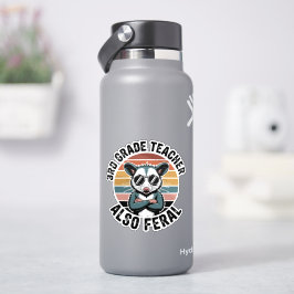 Grappige Opossum Derde Klas Leraar Ook Verwilderd Sticker
