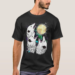 Grappige Opossum Maan Mooie Schreeuwende Opossum T T-shirt
