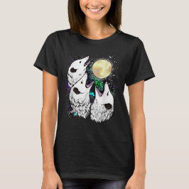 Grappige Opossum Maan Moppige Schreeuwende Buidelr T-shirt