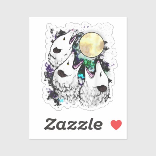 Grappige Opossum Sticker | Cute Schreeuwende Oposs (Vel)