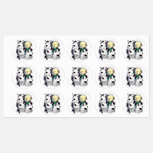Grappige Opossum Sticker | Schattige Schreeuwende  (Vel)