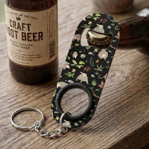 Grappige Opossum Wasbeer Malle Vader Cadeau Mini Flessenopener
