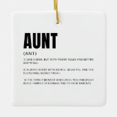 Grappige Oprechte Oom/Tante Definitie Keramisch Ornament (Voorkant)