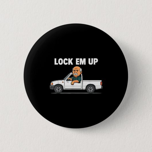 Grappige Opsluiten Privé Eigendom Ronde Button 5,7 Cm (Voorkant)