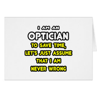 Grappige Optician T-shirts en geschenken