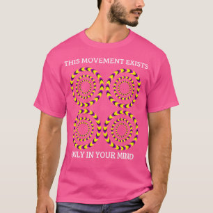 Grappige optische truc optische illusies en focus t-shirt