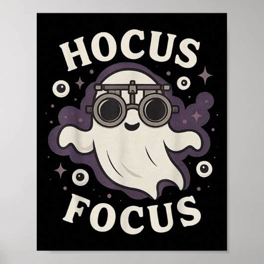 Grappige Optometrie Focus Soky Optometrist Hallo Poster (Voorkant)