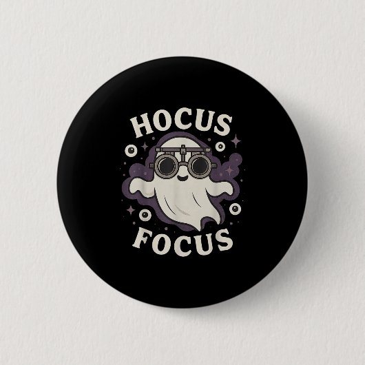 Grappige Optometrie Focus Soky Optometrist Hallo Ronde Button 5,7 Cm (Voorkant)