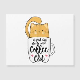 Grappige Oranje Kat Koffiemok Kat Liefhebber