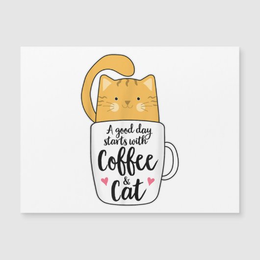 Grappige Oranje Kat Koffiemok Kat Liefhebber (Voorkant)