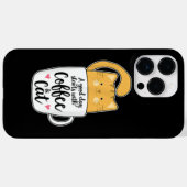 Grappige Oranje Kat Koffiemok Kat Liefhebber  Case-Mate iPhone Case (Achterkant (horizontaal))