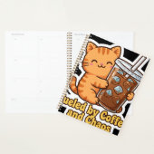 Grappige Oranje Kat Planner (Display)