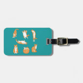 Grappige Oranje Katten Bagagelabel (Voorkant horizontaal)