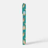 Grappige oranje katten iPhone 15 case (Linkerkant)