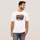 Grappige Oranje TRAINING DAY Custom T-shirt (Voorkant volledig)