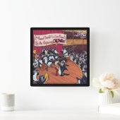 Grappige Orka Walvis Orkest Vierkante Wandklok (Huis)