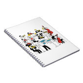 Grappige Orkest Illustratie - Drill Player Notitieboek (Rechterzijde)