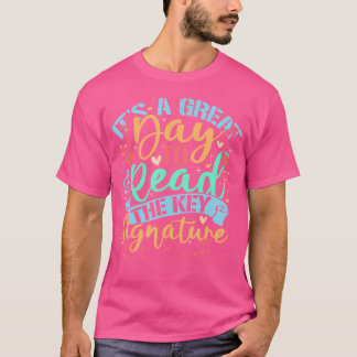 Grappige orkestdirecteur Geweldige dag om de sleut T-shirt