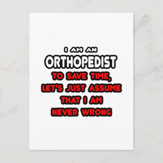 Grappige Orthopedist T-shirts en geschenken Briefkaart