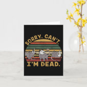 Grappige Ossum Ssum Trash Eater Sorry kan ik ben e Kaart (Gele Bloem)