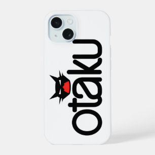 Grappige Otaku Kat Slogan iPhone 15 Case