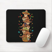Grappige Otter Cinco De Mayo Kinderen Mannen Vrouw Muismat (Met muis)
