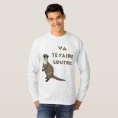 Grappige Otter Illustratie | Leuke Design T-shirt (Voorkant volledig)