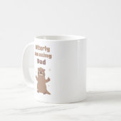 Grappige Otter Otterlijk Geweldige Vader Vaderdag Koffiemok (Voorkant links)