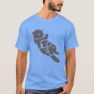 grappige otter t-shirt