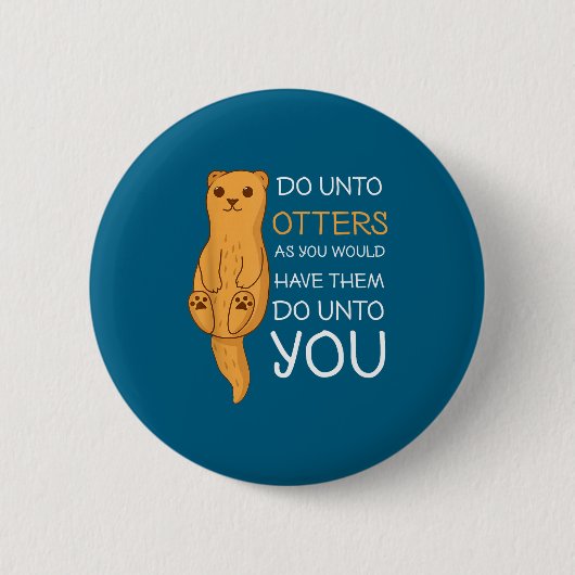 Grappige Otters Zee Otter Ronde Button 5,7 Cm (Voorkant)