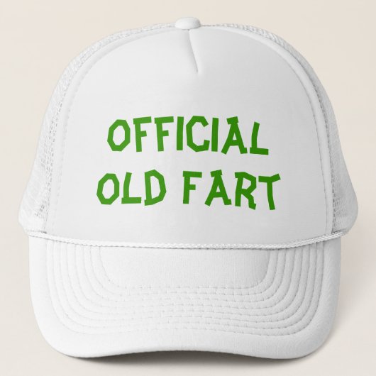 Grappige Oude Bokhoofd Hoed Verjaardag Grap Gesche Trucker Pet (Voorkant)
