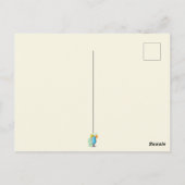 Grappige oude dame die zonneschijn en goede vibes briefkaart (Achterkant)