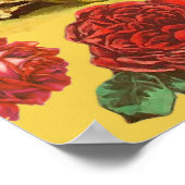 GRAppige OUDe FASHION VALENTIJN DAG KATTEN,Harten, Poster (Hoek)