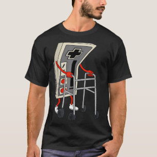 Grappige Oude Gamer Gamen Retro 80s 90s Videospel T-shirt
