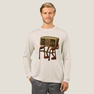 Grappige Oude Gamer Gamen Retro Jaren 80 90 Videog Tri-Blend Shirt
