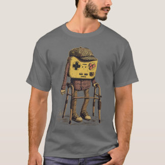 Grappige Oude Gamer Retro 80s 90s Videogame Oud T-shirt