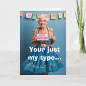 Grappige Oude Leeftijd Kaart (Voorkant)