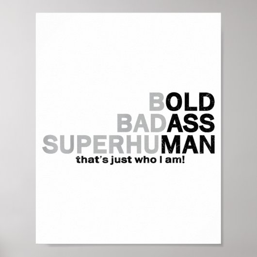 Grappige oude man die grap zegt vader opa echtgeno poster (Voorkant)