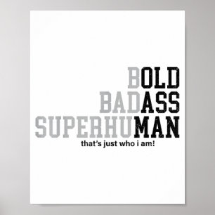 Grappige oude man die grap zegt vader opa echtgeno poster