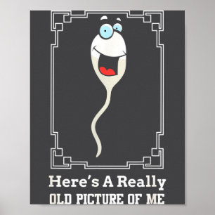 Grappige Oude Man Verjaardag Grap Voor Mannen Vana Poster