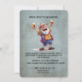 Grappige oude Man verjaardag - het leven van de pa Kaart (Voorkant)