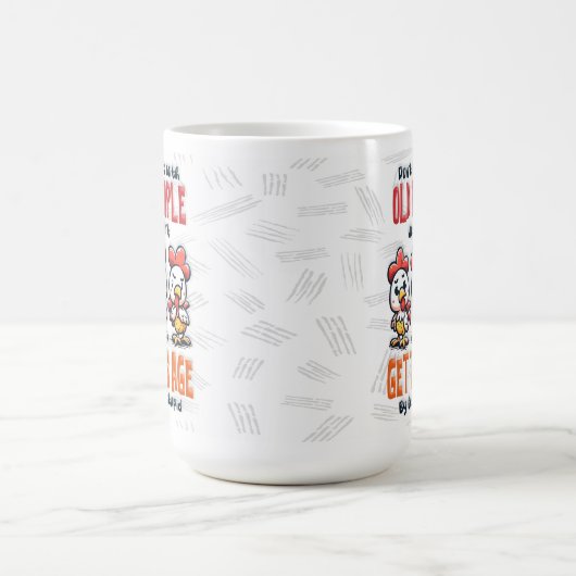 Grappige oude mensen Sassy Gift Koffiemok (Center)