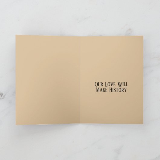 Grappige oude Romeinse Valentijnsdag Kaart (Binnen)