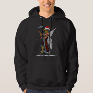Grappige oude ufo annunaki buitenaardse kerst hoodie