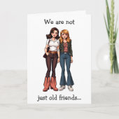 Grappige oude vriend ouder worden Humor verjaardag Kaart (Voorkant)